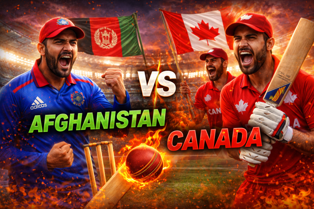 अफगानिस्तान vs कनाडा मैच जानकारी