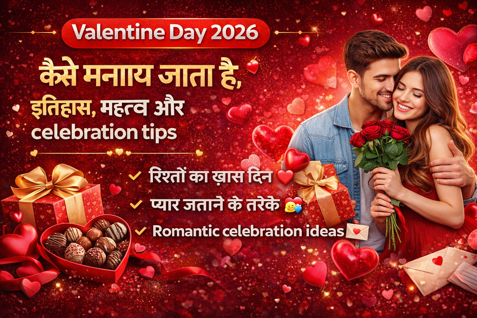 Valentine Day 2026: क्यों मनाया जाता है, इतिहास, महत्व और celebrate करने का तरीका