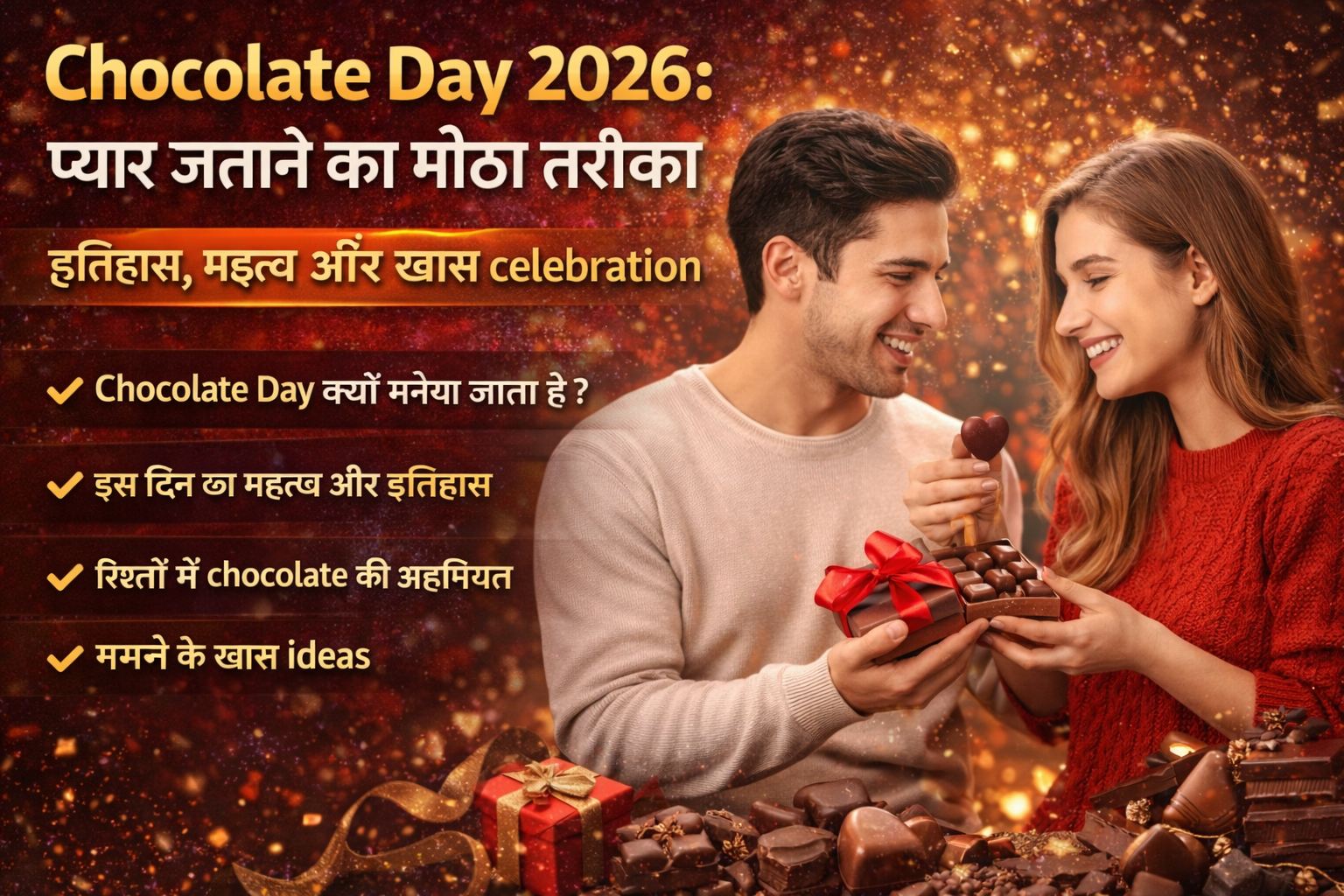 Chocolate Day 2026: क्यों मनाया जाता है, इतिहास, महत्व और celebration ideasChocolate Day क्यों मनाते हैं?